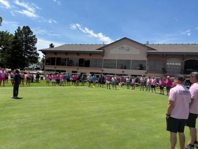 Group of golfers at the Lake Hills Golf Course