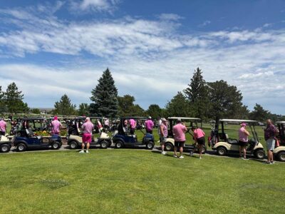Group of golfers at the Lake Hills Golf Course